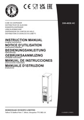 Hoshizaki DIM-40DE-HC Gebruiksaanwijzing