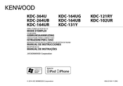 Kenwood KDC-364U Gebruiksaanwijzing