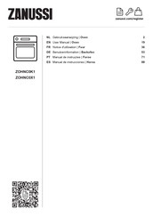 Zanussi ZOHNC0X1 Gebruiksaanwijzing