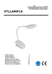 Velleman VTLLAMP15 Handleiding