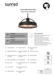 Sunred RSH17 Handleiding