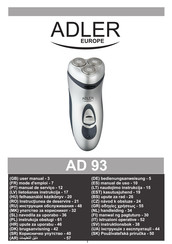 Adler europe AD 93 Handleiding