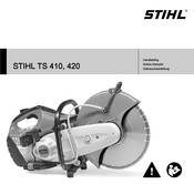 Stihl TS 410 Handleiding