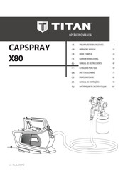 Titan CAPSPRAY X80 Gebruikshandleiding