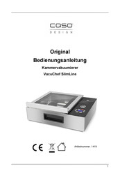 CASO DESIGN VacuChef SlimLine Handleiding