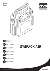 GYS GYSPACK AIR Handleiding