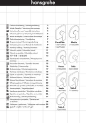 Hansgrohe Talis S 72607000 Gebruiksaanwijzing