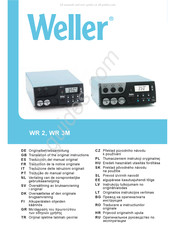 Weller WR 2 Vertaling Van De Oorspronkelijke Gebruiksaanwijzing