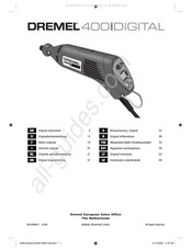 Dremel 400 DIGITAL Series Originele Gebruiksaanwijzing