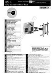 Omnimount UCL-L Instructiehandleiding