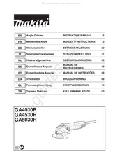 Makita GA5030R Gebruiksaanwijzing