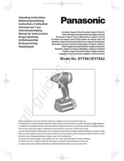 Panasonic EY75A1 Gebruiksaanwijzing