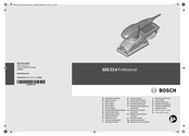 Bosch GSS 23 A Professional Oorspronkelijke Gebruiksaanwijzing