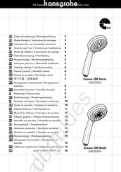 Hansgrohe Croma 100 Vario 28537000 Gebruiksaanwijzing