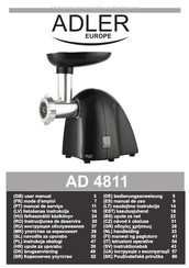 Adler europe AD 4811 Handleiding