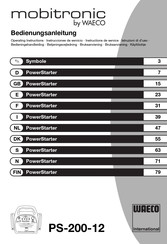 Waeco Mobitronic PowerStarter PS-200-12 Bedieningshandleiding