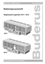 Buderus Logamatic 4311 Bedieningsvoorschrift