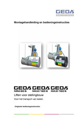 GEDA MINI 60 S Montagehandleiding En Bedieningsinstructies