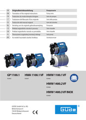 Gude GP 1100.1 Vertaling Van De Originele Gebruiksaanwijzing