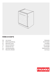 Franke FDW 614 E5P E Gebruiksaanwijzing