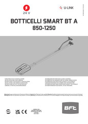 BFT BOTTICELLI SMART BT A 850 Gebruikers- En Installatiehandleiding