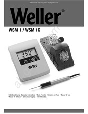 Weller WSM 1C Gebruiksaanwijzing