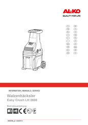 AL-KO Easy Crush LH 2800 Handleiding