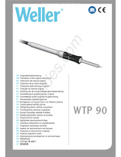 Weller WTP 90 Vertaling Van De Oorspronkelijke Gebruiksaanwijzing