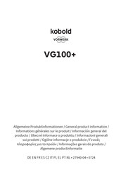 Kobold VG100+ Producthandleiding