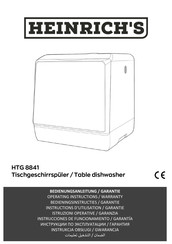 HEINRICH'S HTG 8841 Bedieningsinstructies