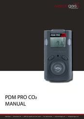 WatchGas PDM PRO CO2 Handleiding