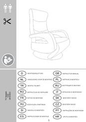 SIT&MORE TV Sesseln 1222 Montagehandleiding