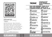 Tronic 499103 2204 Beknopte Gebruiksaanwijzing