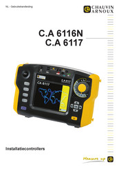 Chauvin Arnoux C.A 6116N Gebruikshandleiding