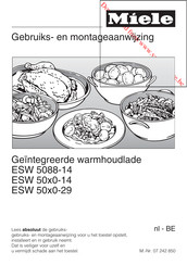 Miele ESW 5088-14 Gebruiks- En Montage-Aanwijzing