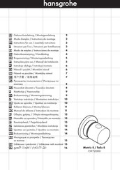 Hansgrohe Metris S 15972000 Gebruiksaanwijzing