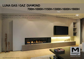 M Design LUNA GAS DIAMOND 1600H Installatievoorschriften