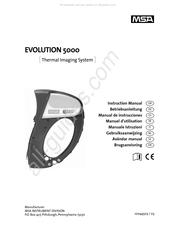 MSA EVOLUTION 5000 Gebruiksaanwijzing