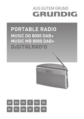 Grundig MUSIC MB 8000 DAB+ Handleiding