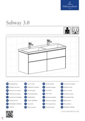 Villeroy & Boch Subway 3.0 Montage-Instructie