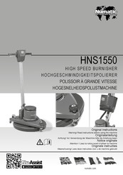 Numatic HNS 1550 Originele Instructies