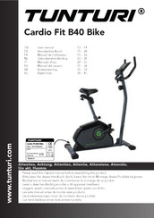 Tunturi Cardio Fit B40 Gebruikershandleiding