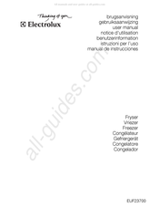 Electrolux EUF23700 Gebruiksaanwijzing