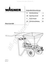 WAGNER Plast Coat 830 Gebruikershandleiding