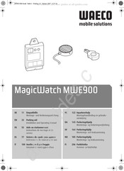 Waeco MagicWatch MWE900 Montagehandleiding En Gebruiksaanwijzing