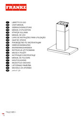 Franke TALE 905 I Gebruiksaanwijzing