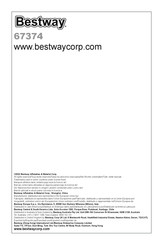 Bestway 67374 Gebruikershandleiding