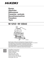 HIKOKI M 12V2 Gebruiksaanwijzing