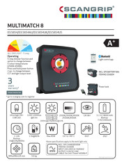 SCANGRIP MULTIMATCH 8 Handleiding