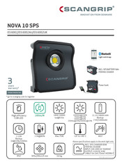 SCANGRIP NOVA 10 SPS Handleiding